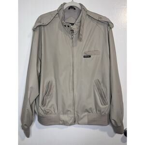 Members Only Vintage Mens Bomber Jacket Size Large
